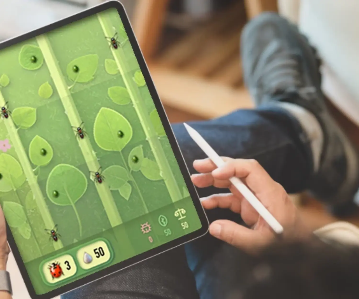 Mobile App Interface auf Smartphone